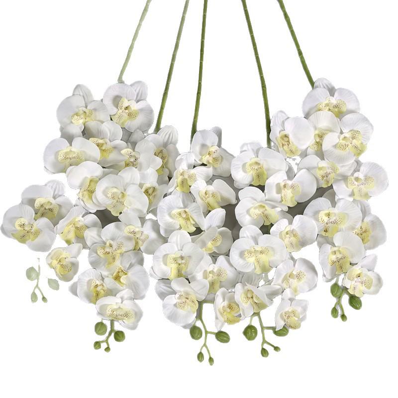 Роскошный реалистичный искусственный цветок фаленопсиса для свадеб и домашнего декора