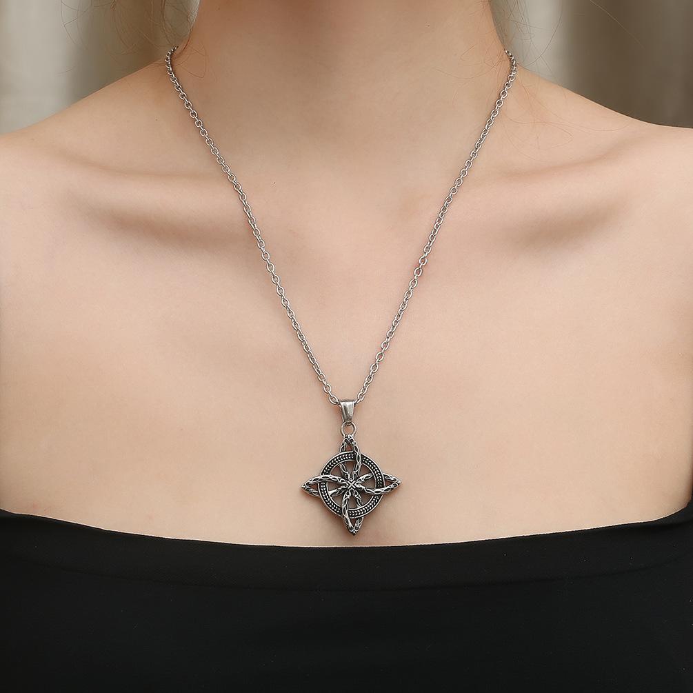 Ожерелье из титановой стали Niche Personality Nordic Traditional Accessories