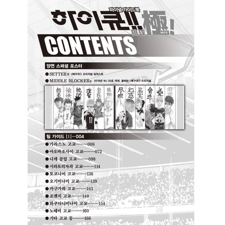 Путеводитель Haikyu Final, волейбол, кульминация, корейская официальная версия