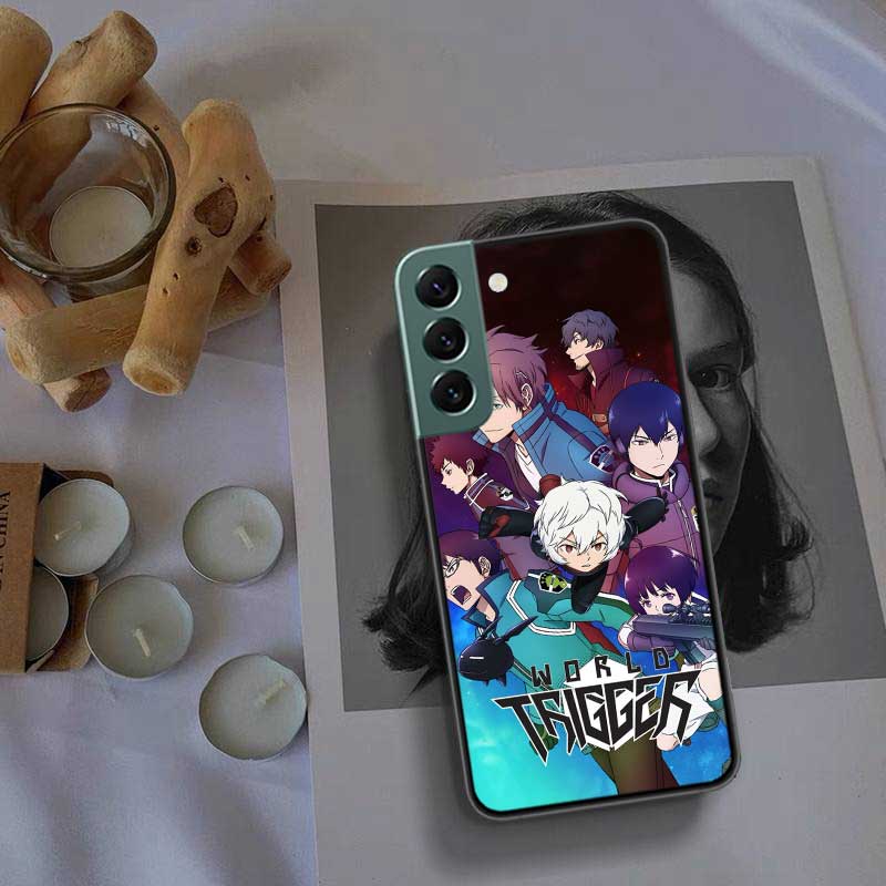 World Trigger Куга Юма Телефон Для Samsung Galaxy S24 S22 Ultra S21 Plus S20 S23 FE Чехол S10 S10E S9 S8 S7 Edge Обложка Силиконовый Так