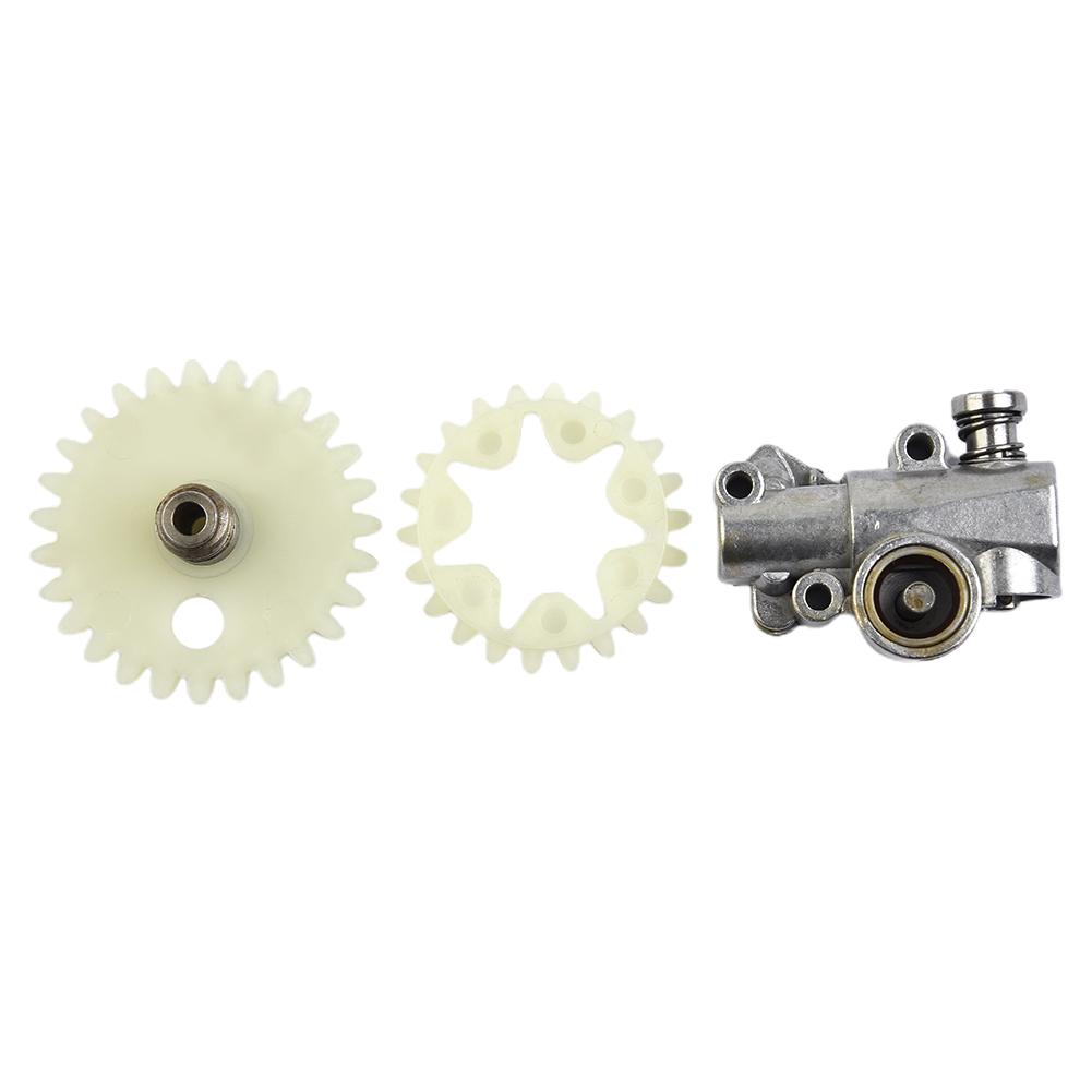 For -STIHL MS380/MS381/038 Oil Pump Worm Spur Gears Chainsaw 1119+640+3200 New