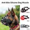 Adjustable Dog Muzzle Anti-Biting Dogs Mouth Cover Silicone Pitbull Breathable Muzzlees Dogs Harnesses Pets Training Supplies