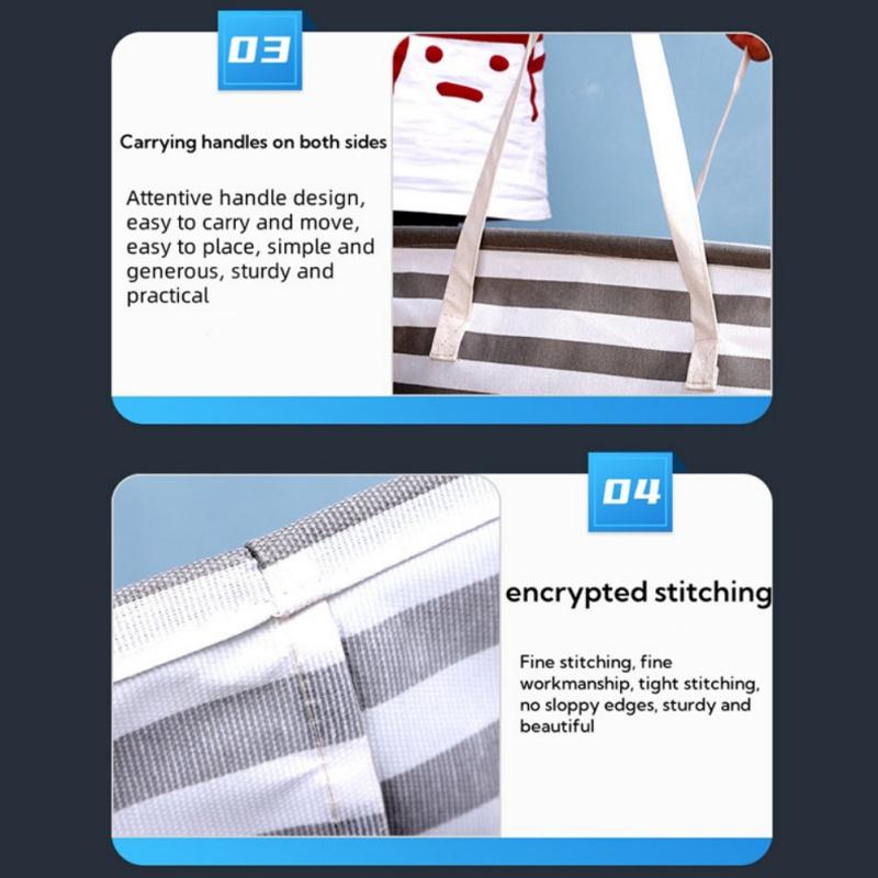 75/100 л Большая складная корзина для белья Водонепроницаемая корзина для грязной одежды с ручкой Складная сумка для хранения одежды и мелочей