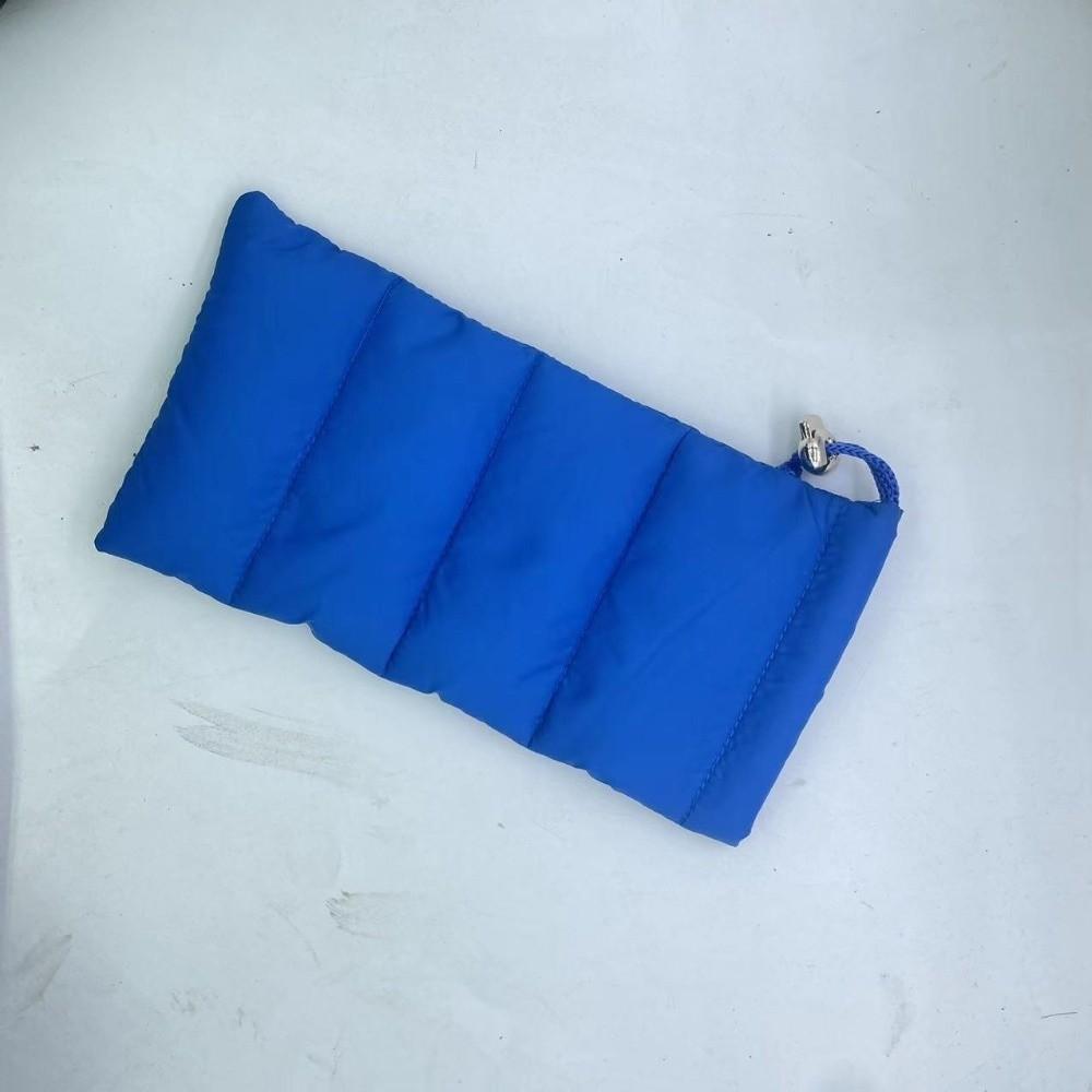 Drawstring Sunglasses Storage Bag Down Jacket Spectacle Case Quilted Padded Eyeglass Case Camping