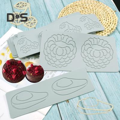 Легкая форма для шоколада, пищевая форма, современные ананасовые фруктовые чипсы, силиконовая форма для помадки, кружево