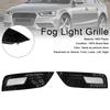 Black Fog Light Cover Grille 8K0807681K 8K0807682K Fit A4 B8.5 2013-2015 Standard Bumper