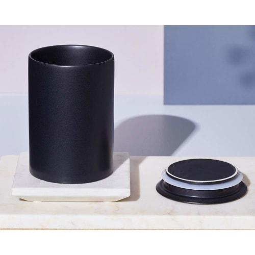 Банки для кофе, фарфор, 200 г, C820BK, от производителя с многолетней историей, высокогерметичные, улучшающие вкус, простой дизайн