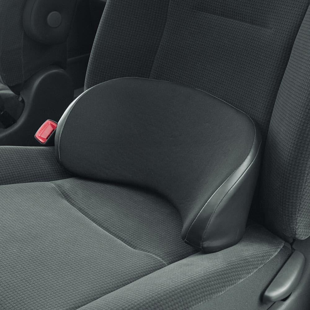 Подушка на сиденье Bonform Fit Cushion для легких/стандартных автомобилей Поясничная поддержка 19x38x15,5 см Черный