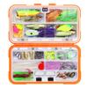 122pcs/set Multi Fishing Lure Mixed Colors Plastic Metal Bait Soft Lure Kit Fishing Tackle Wobbler