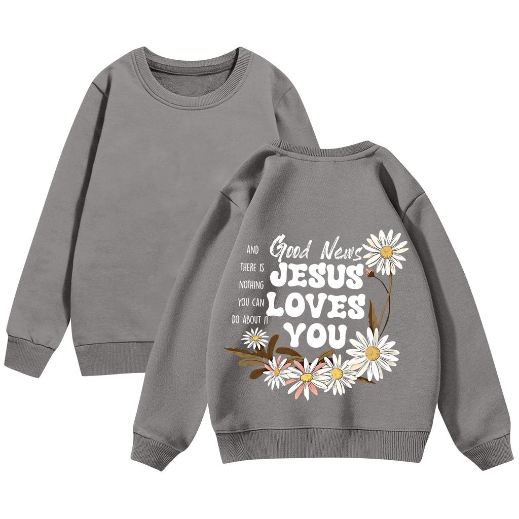 Children's Hoodie Boys And Girls Fashion Printed Long-sleeved Hoodie