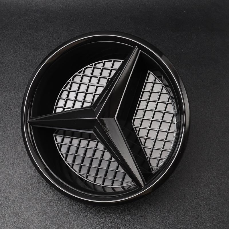 3D Front Grille Star Logo Emblem For Mercedes Benz C E R V VITO S CLA CLB W176 GL GLE GLC GLS W204 W205 W213 W253 Badge