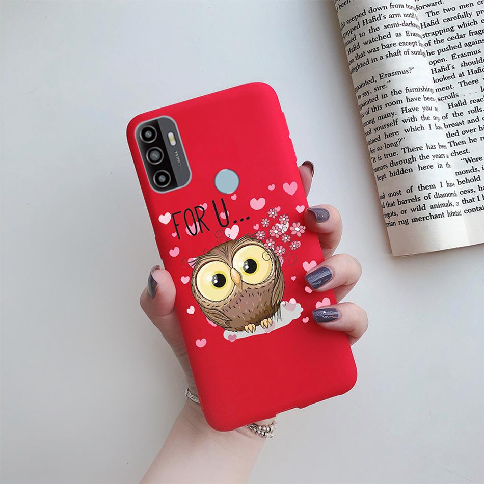 Чехол для OPPO A53S 2020 Мультяшный Coque Сердце Нарисованный Силиконовый Задняя Панель Телефона Для oppo a53s A 53s A53 s oppoa53 2020 Чехол-Ракушка