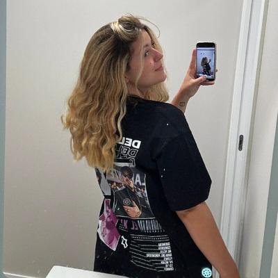 Летние женские футболки Футболка с принтом Dellafuente Повседневная оверсайз Y2k Повседневная хлопковая одежда Короткий рукав Высококачественный женский топ