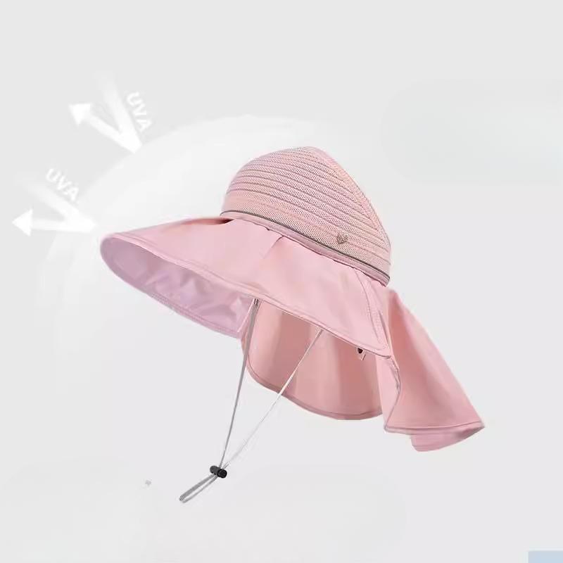 Новая летняя шляпа для защиты от солнца Шляпа для защиты от солнца без верха Шляпа с большими полями Летняя шляпа Женская модная шляпа, показывающая лицо Шляпа маленького рыбака