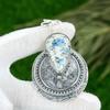 Sisters Day Deal 925 Silver Pear K2 Jasper Gemstone Elegant Boho Mother Pendant