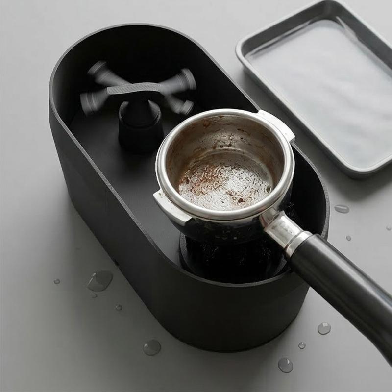 Полный набор для чистки портафильтра эспрессо Станция для чистки Включает щетку скребок ткань и компактный кейс для хранения
