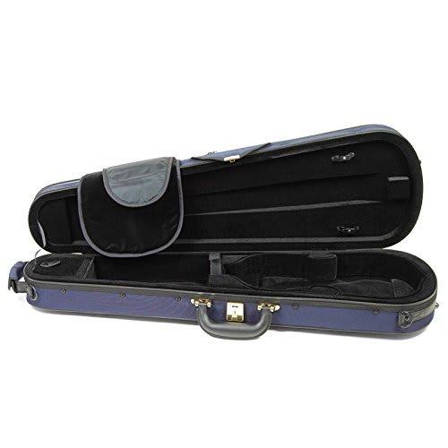 Super Light Triangular Shaped Violin Case, Blue