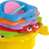 Ванна Игрушка Стаканчики для stacking Ванна Игрушки для 6-12 Месяцев Младенец Монтессори Подарок Портативный Раннее Развитие
