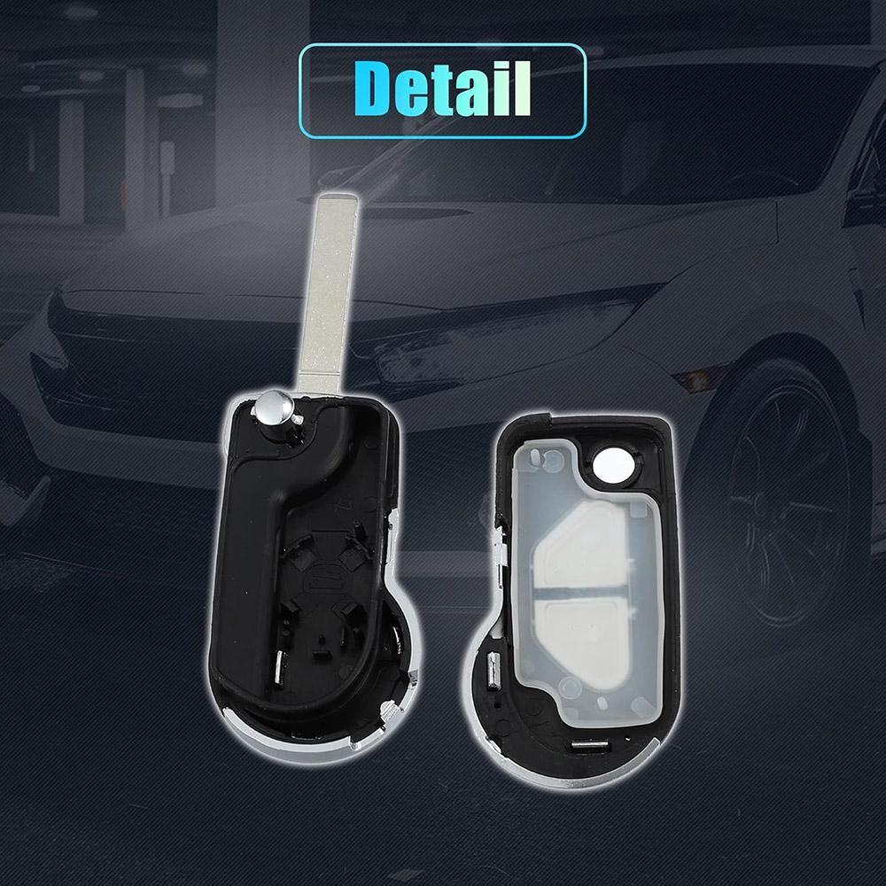 Корпус ключа-пульта с 2 кнопками и лезвием для Citroen DS3 09-20 DS4 11-18