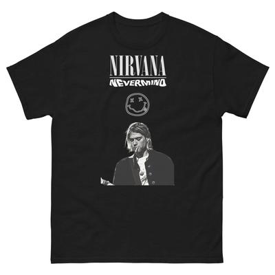 Футболка Nirvana Курт Кобейн Винтажная Grunge Tee Смайлик Y2K Рок Графика