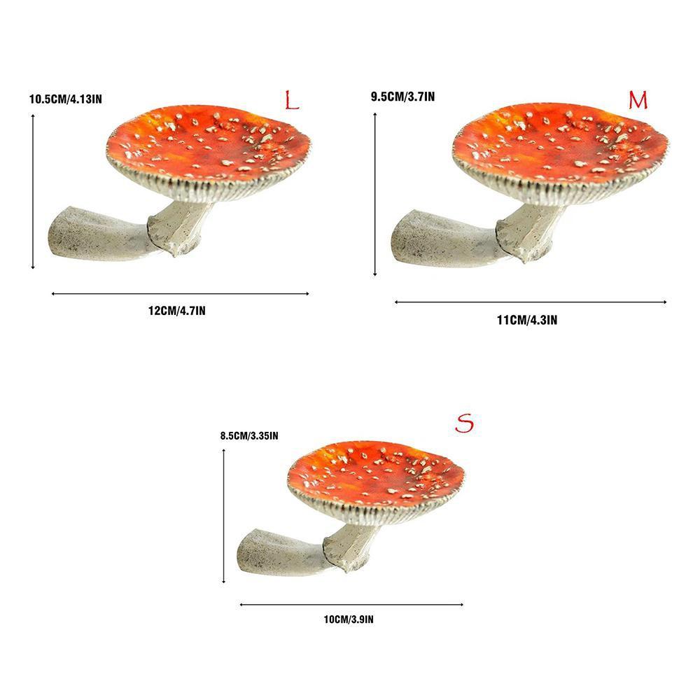 Mushroom Shape Hanging Shelf Resin Wall Mount Candle Holder For Home Decor Gardening Ornaments