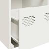 Sideboard White 101.5x39x73.5 cm Cold Rolled Steel