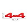 3D Metal 4X4 Logo Car Rear Trunk Fender Emblem Badge Sticker Decals For    Car Accessories