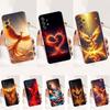 Крутой Феникс Для Samsung A51,30,71,S9,Ultra,Lite,S23,20,FE,22,21,Plus,10, Прозрачный, Силиконовый Чехол
