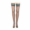 Ladies Anti Slip Embroidery Lace Over Knee Stockings Striped Peacock Feathers Stocking Thigh Highs