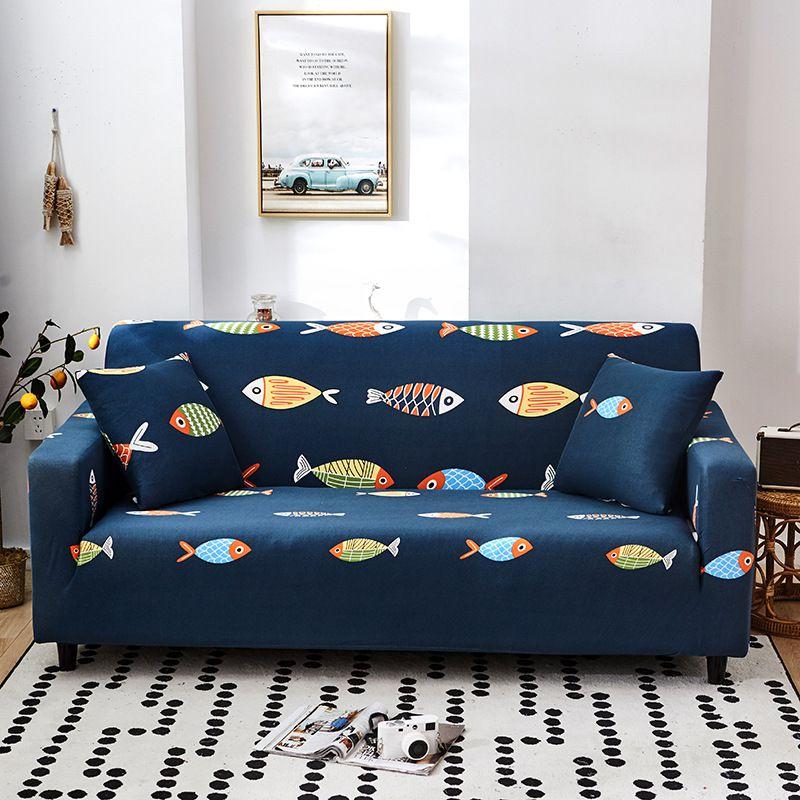 Стильный и мягкий эластичный чехол для дивана в гостиную Funda Couch Case с отличной эластичностью