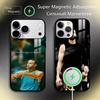 Крутой Баскетбольный Эстетичный Чехол Для Телефона Для iPhone17,16,15,14,13,12,11 Plus,Pro Магнитный с Magsafe Беспроводной Зарядкой