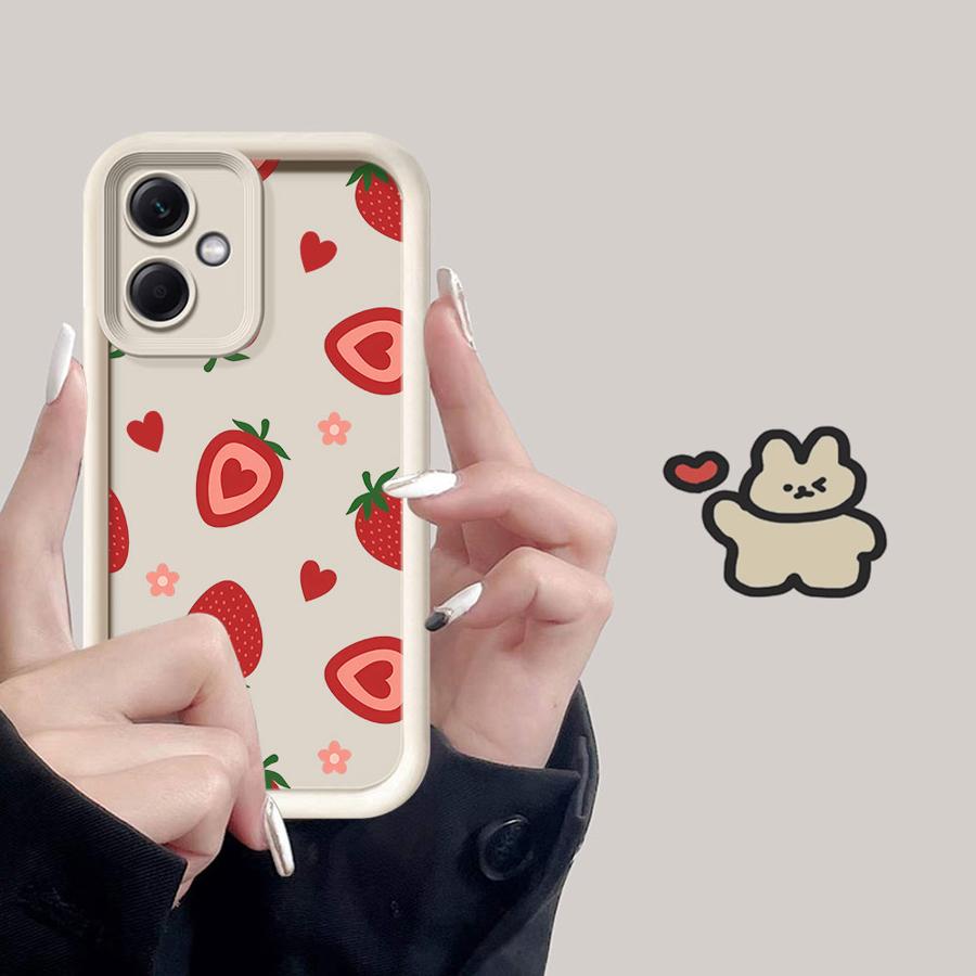 Чехол для телефона для Xiaomi Poco F8 X3 NFC C61 X3 Pro C51 C50 Мультяшный узор с вишней