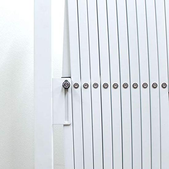 Almax Алюминиевое телескопическое ограждение на колесиках высотой 1 м x 3 м 1 шт. (белый), Широкий, QXG1030NWT,