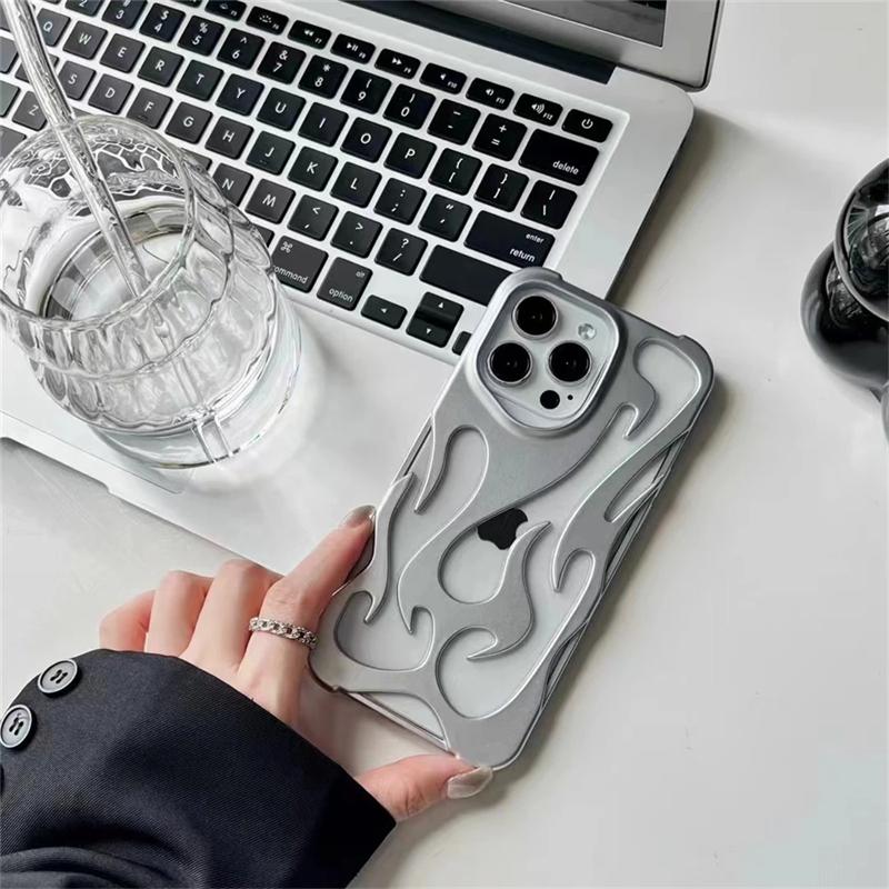 Для iPhone 16 Pro Max роскошный ажурный чехол с рамкой из огнестойкого покрытия для iPhone 11 12 13 14 15 16 Pro 14 15 16 Plus мягкий защитный чехол