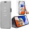 Защитный чехол - Efconnection - для Samsung Galaxy A14 4G/5G - Серебристый - Зеркальный эффект - Ударопрочный