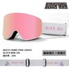 Magnetic Ski Goggles Double Lens Anti-Fog Windproof Snow Sports Eyewear Adults With Prescription Compatibility