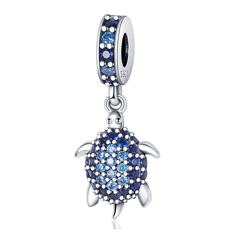 Ocean Модные Шармы-Подвески из Серебра 925 Пробы Дельфин Краб Лодка Пляж Бусины Подходят для Браслетов 3 мм Оригинальные DIY Продуманные Изделия Тонкой Работы Подарки