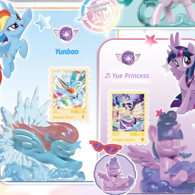 Kayou My Little Pony Magic Rubber Doll Blind Box Temperature Sensitive Color Changing Chipless Eraser Shining In The Sky