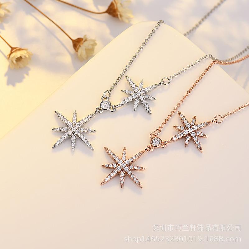 Женское ожерелье Lindon, кулон из медного сплава, циркон, модный подарок