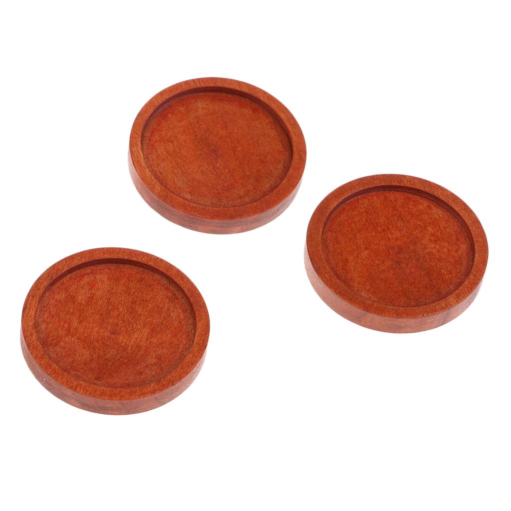 20 Pieces Wooden Stone Base Blank Charms Cabochon Settings 25mm 30mm