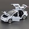 1:32 Симуляция Модель Tesla Model X Модель из сплава Модель автомобиля Звук и свет открывающихся дверей Инерционный механизм Детские игрушки