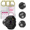Защитное стекло 3x apgo MATTE Hybrid, совместимое с Garmin Fenix 7 Pro, гибкое наностекло, отличная замена закаленному стеклу, устойчивое к царапинам