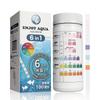 ENJOY AQUA Aquarium Water Quality Test Strips with Japanese Total pH 100 for Freshwater 6-in-1 Instructions, Hardness, Nitrate, Nitrite, Chlorine,