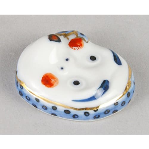 TAMAKI Chopstick Rest, Hyottoko Design, White, 3.8 X 3.3 X 1.5 Cm, Made In Japan, T-753613