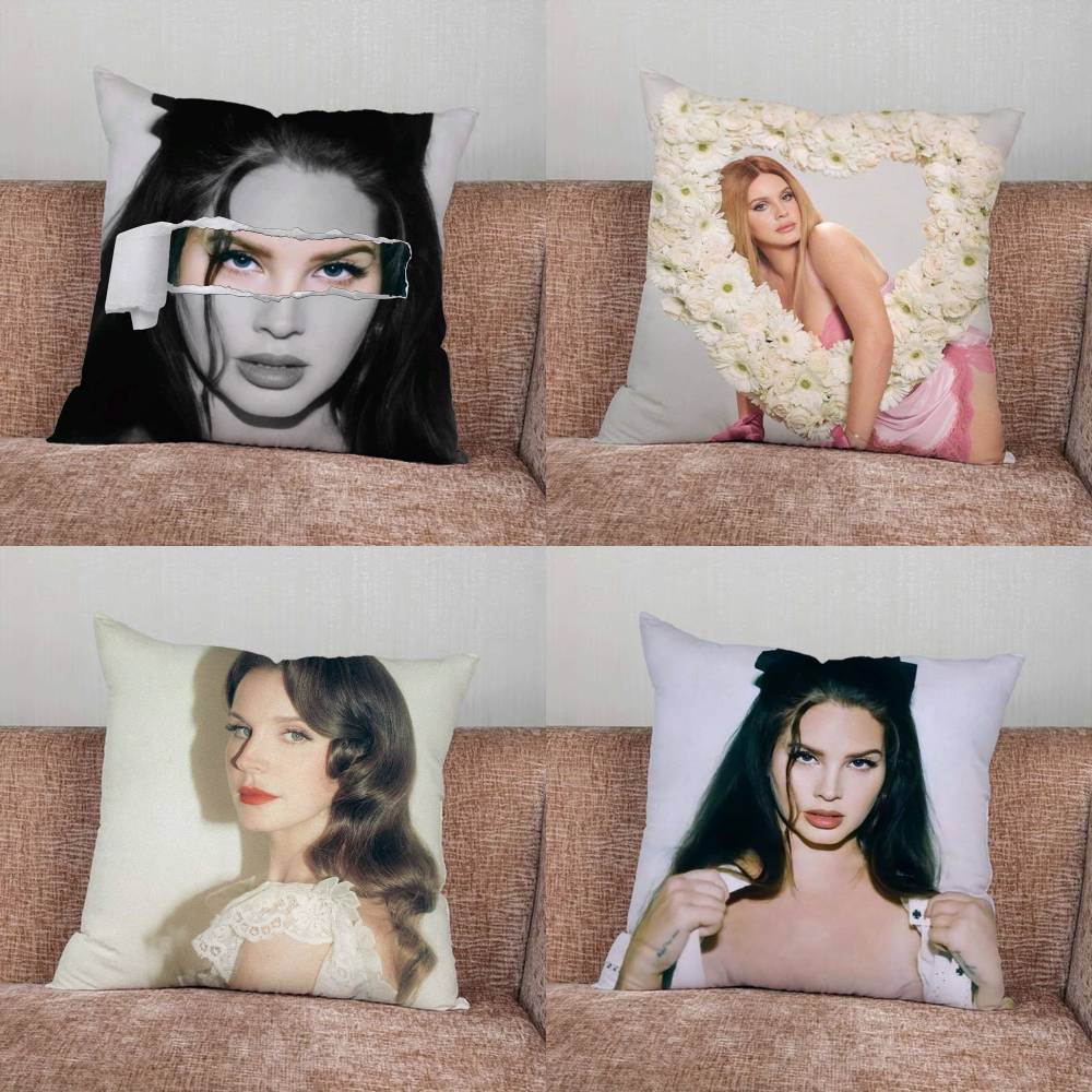 LLana Singer DDel Rey Pillow Case For Home Bedroom Car Office Decoration Living Room Sofa Cushion Cover Suitable