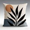 Чехол на подушку в стиле Mid-Century Modern Boho, Абстрактный Геометрический, Цвет Солнечный Персик, Наволочка для Подушки-плед, Декор для Дома, Для Дивана, Кушетки, Гостиной