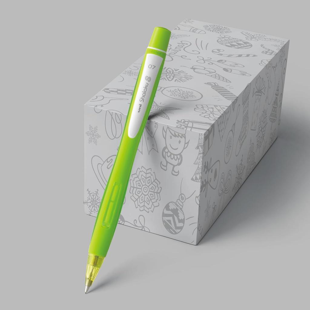 uni-ball Shalaku 0.7mm Mechanical Pencil Pack of 5 with Rubberized Body for Students, Office & School