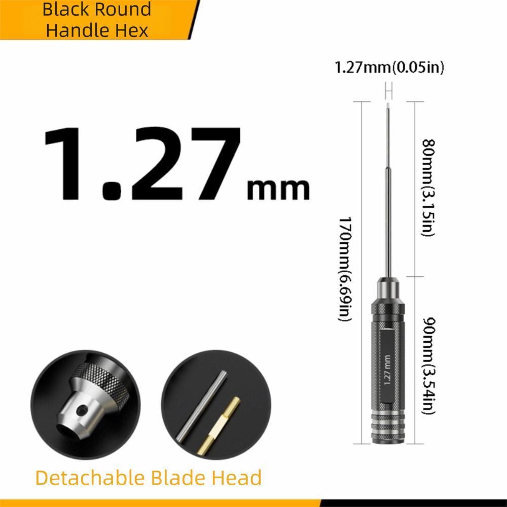 TiNi Coating Hex Screwdriver Tool Titanium Nitride Allen Wrench Aircraft Model