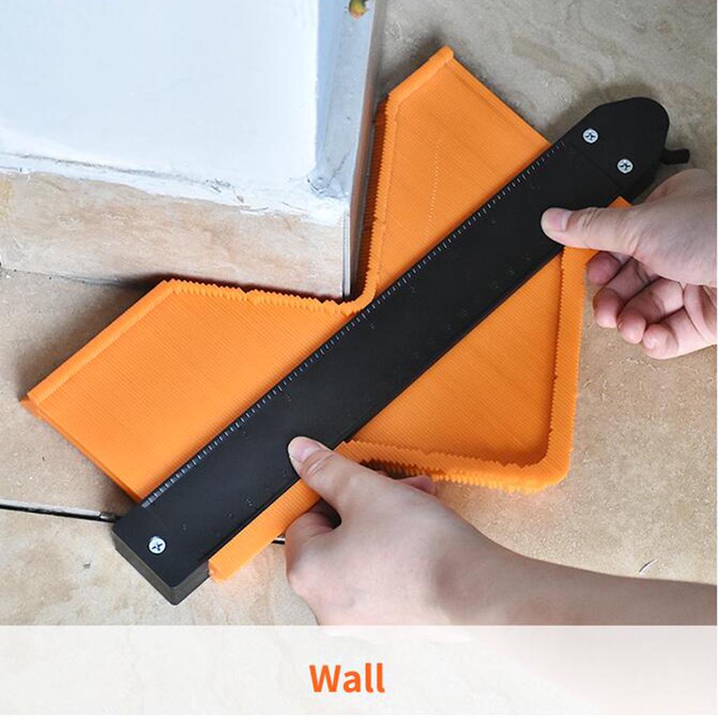 Contour Gauge Duplicator with Lock Widen Shape Duplication Tool 5” Outline Measuring Ruler for Corners, Woodworking Templates, Tiles, Moulding