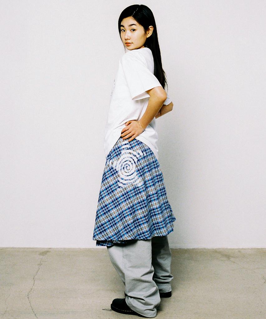Web House Check Twister Star Skirt - Blue
